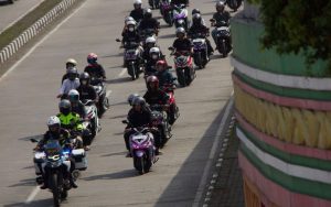 Motorfest & Sanrider Riding Asik Bareng Tanpa Knalpot Brong
