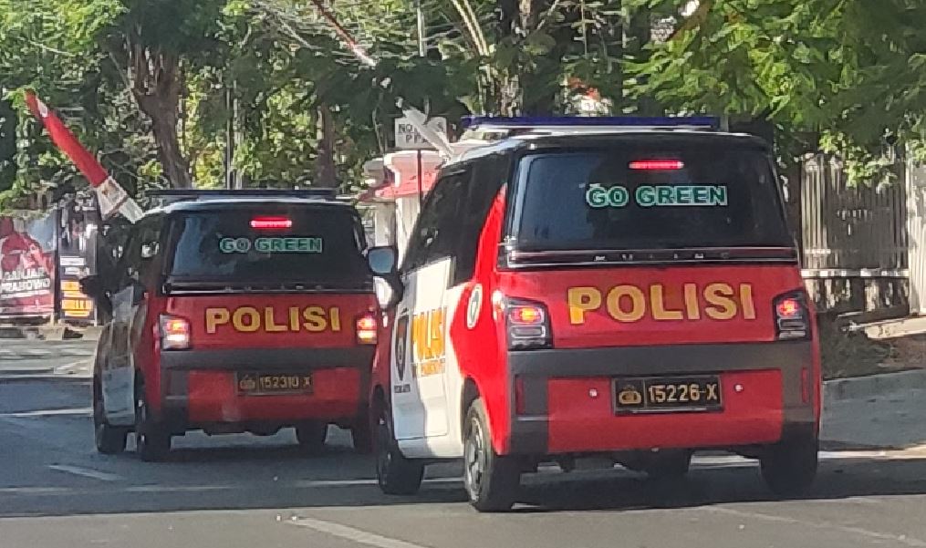 Go Green, Mobil Ditpamobvit Polda Jatim Pakai Wuling Air Ev
